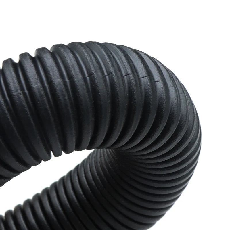 1/5/10M Black Wire Conduit Convoluted Tubing Wire Threading Plastic Sleeve Flexible Split Loom Wire Cover Cable Wrap Protector.
