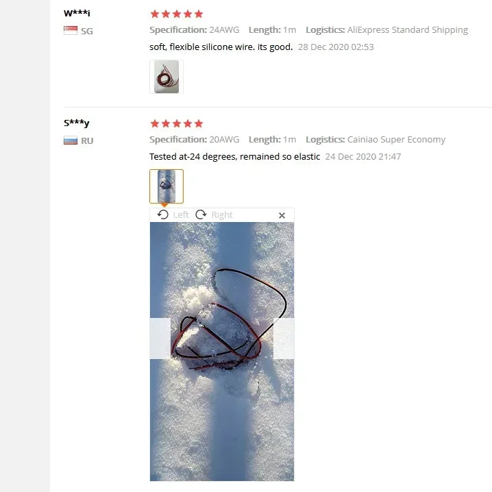 1/5/10m Soft Silicone Cable 26 24 22 20 18 16 14 12 10 8 6 4 2AWG Car Battery Automotive Wiring Heat-resistant Electrical Wires.