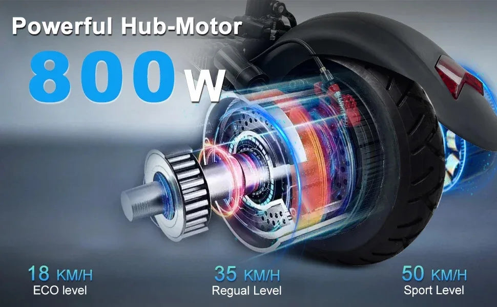 EMOKO HT-HVD-3 Electric Scooter 48v 15ah Battery Escooter Roller 48V 800W att Folding Electric Kick Scooter E-Scooter With Seat.