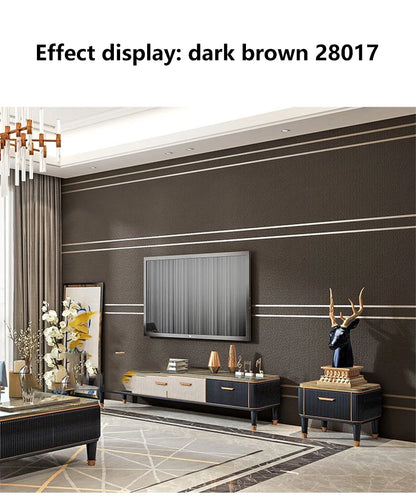 Hirschleder Samt Tapete Nordic Geometrische Muster Streifen Moderne Einfache Wohnzimmer TV Hintergrund Wohnkultur Vlies Wand Papier