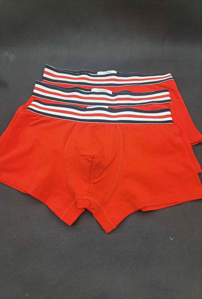 3pcstopmen's Baumwolle Boxer Unterwäsche Herrenmode Streifen gürtel einfarbige Unterhose ultra weiche bequeme Atem männliche Höschen Shorts