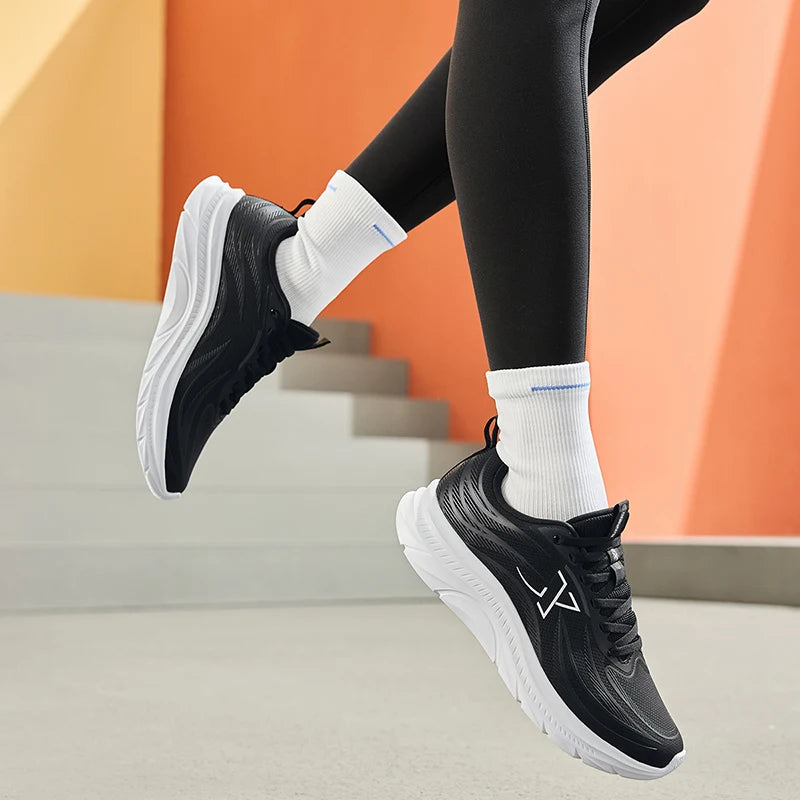 Xtep 299 Leather Running Streamline For Women 2024 Winter Running Shoes Leisure Training Sneaker(Suggest 1 size up) 876418110021.