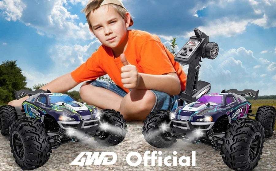 4WD Remote Control Car Off Road 4x4 RC High Speed Buggy Truck Super Brushless 50 or 80KM/H Fast Drift Racing Toy Kids Adults