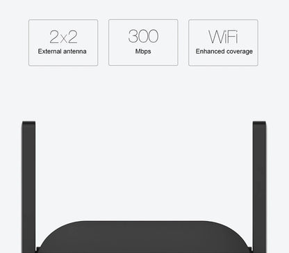 XIAOMI MIJIA New WiFi Amplifier Pro，300M 2.4G Network Expander Repeater Power Extender Roteador，2 Antenna，For Mi Router Wi-Fi.