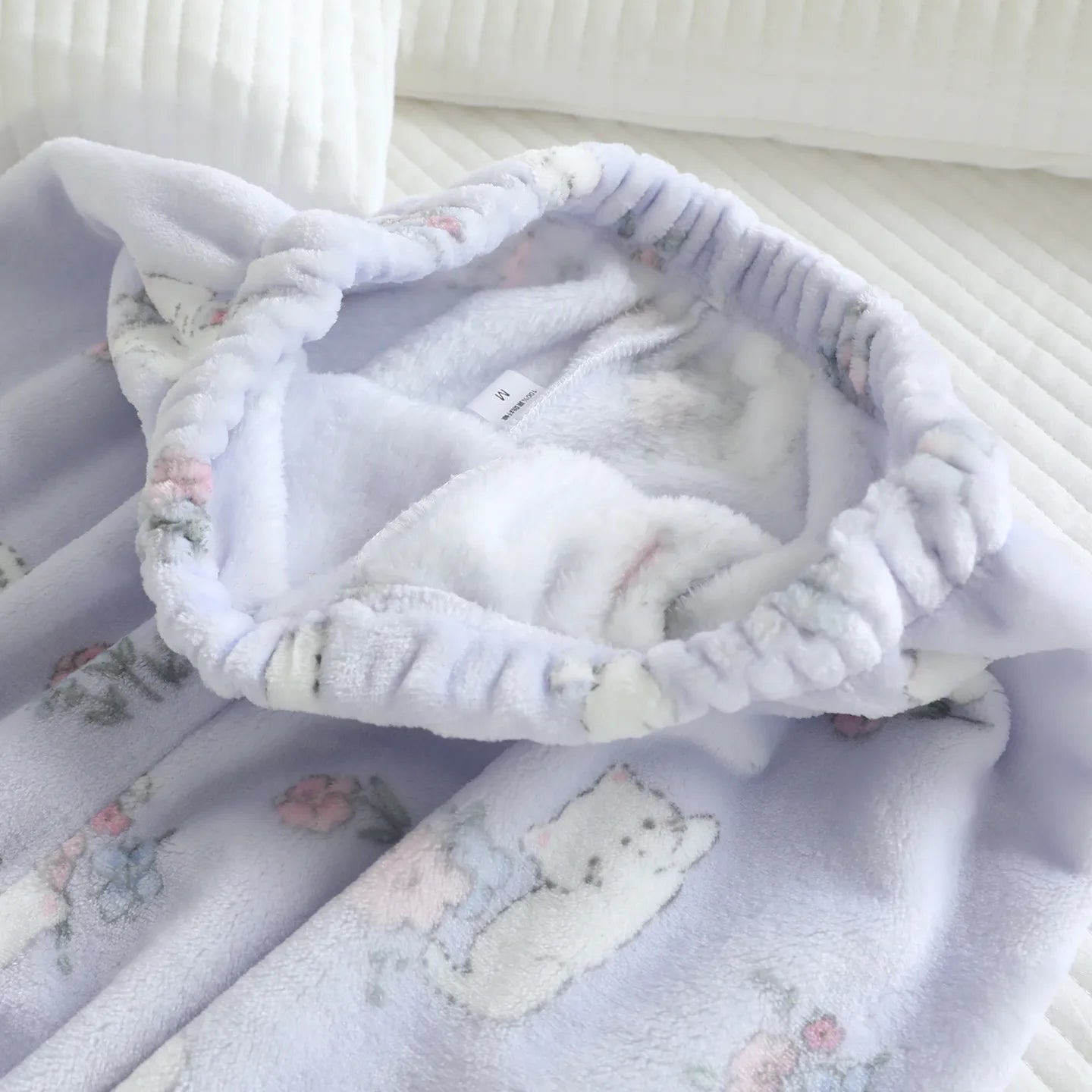 2025 New Winter Women's Pajama Set with Thickened Fleece and Flannel Warm Head Cartoon Comfortable Home Clothing Set Pijama