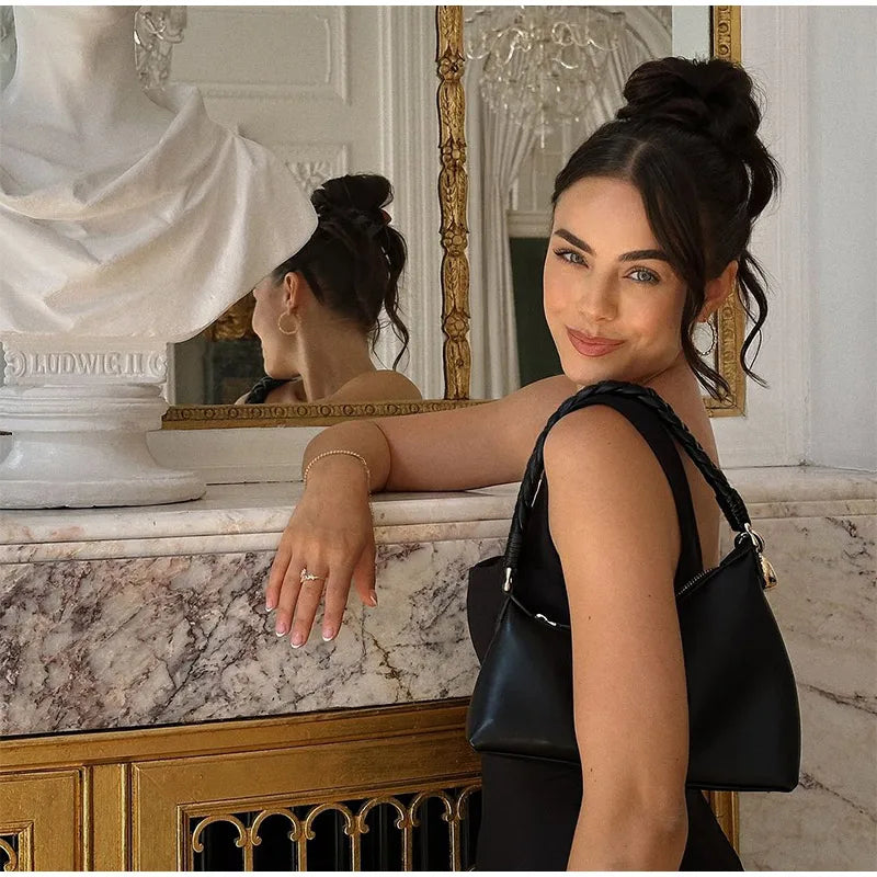 Schwarzes A-Linien-Langkleid für Damen, elegant, quadratischer Ausschnitt, plissiert, ärmellos, Sling-Maxikleider, 2025, Sommer-Dame, Urlaub, Party, Roben