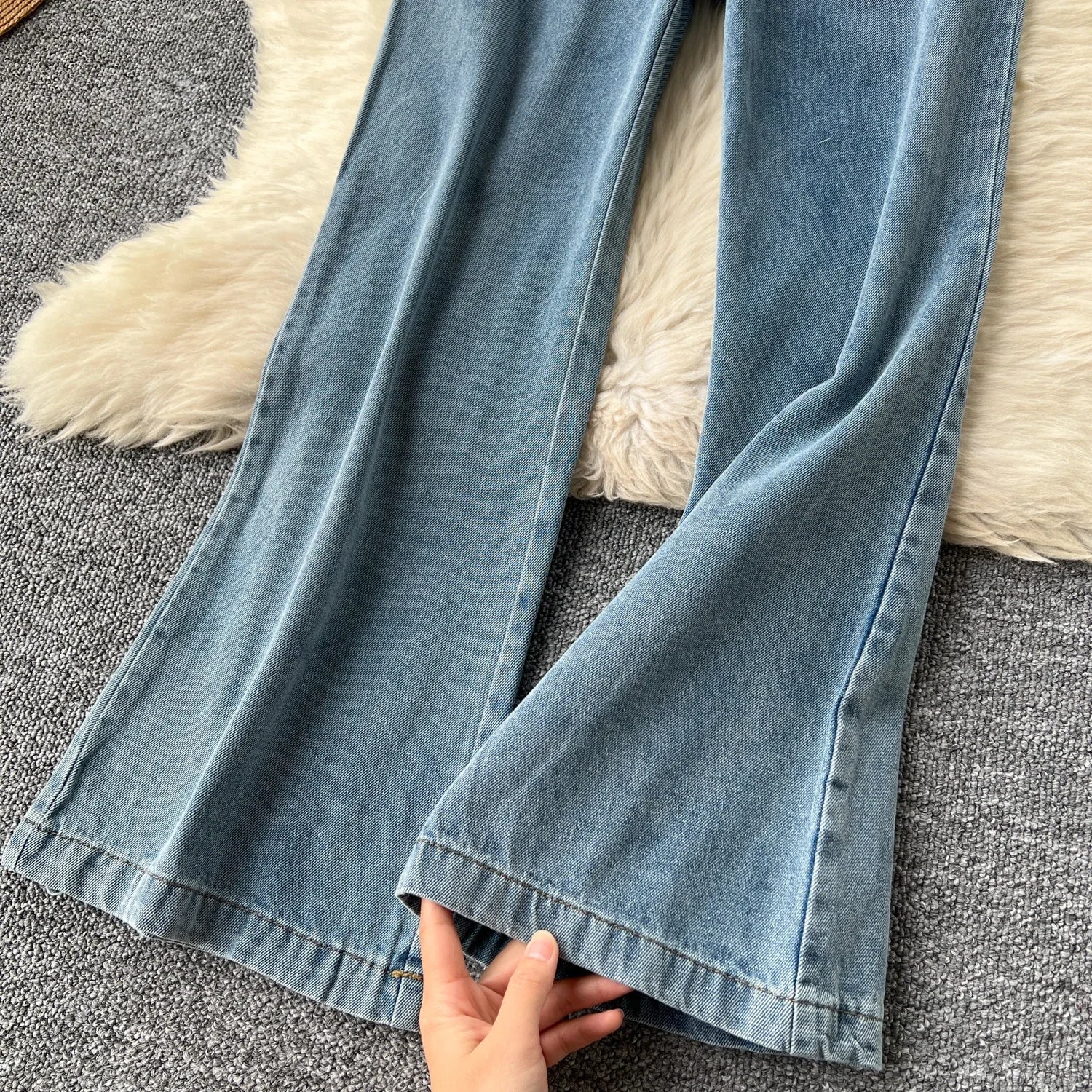Jumpsuits Women Denim Suspender Jeans One Piece Wide Leg Pants Washed Mom Distressed Pockets Trousers Summer 2025 Streetwear.