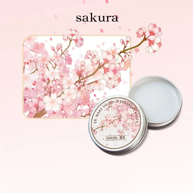 Long Lasting Scent for Romantic Souls For Dating Ladies Solid Perfume Exquisite Floral Solid Balm Magnolia Orchid Gardenia.