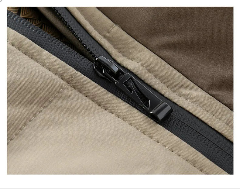 Top Grade Designer New Brand Men Parka Jacket Thick Casual Fashion Hooded Cropped Windbreaker Quilted Bubble Coats  Mens Clothes