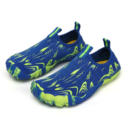 Kids Students Barefoot Quick-Drying Beach Swimming Aqua Shoes Boys Girls Fitness Running Shoes Summer Parent-child Water Shoes.