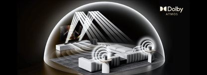 ULTIMEA Skywave X40 5.1.2ch Wireless Surround Sound System for TV with Dolby Atmos, Home Cinema Soundbar with Wireless Subwoofer.