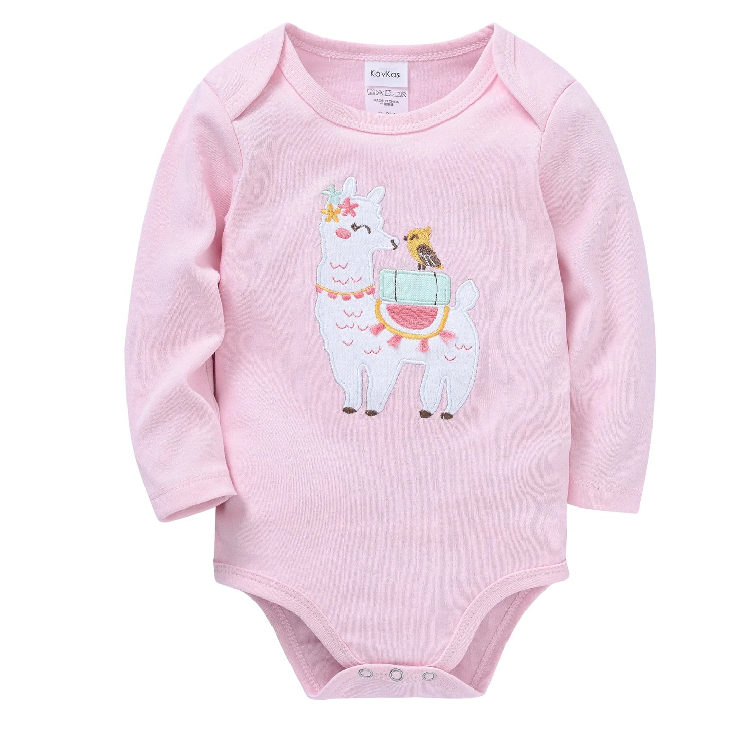 Kavkas Baby Mädchen Kleidung 100% Baumwolle Mädchen lRomper 0-12Months Neugeborenen Kostüm Cartoon Body Overall Für Bebe.