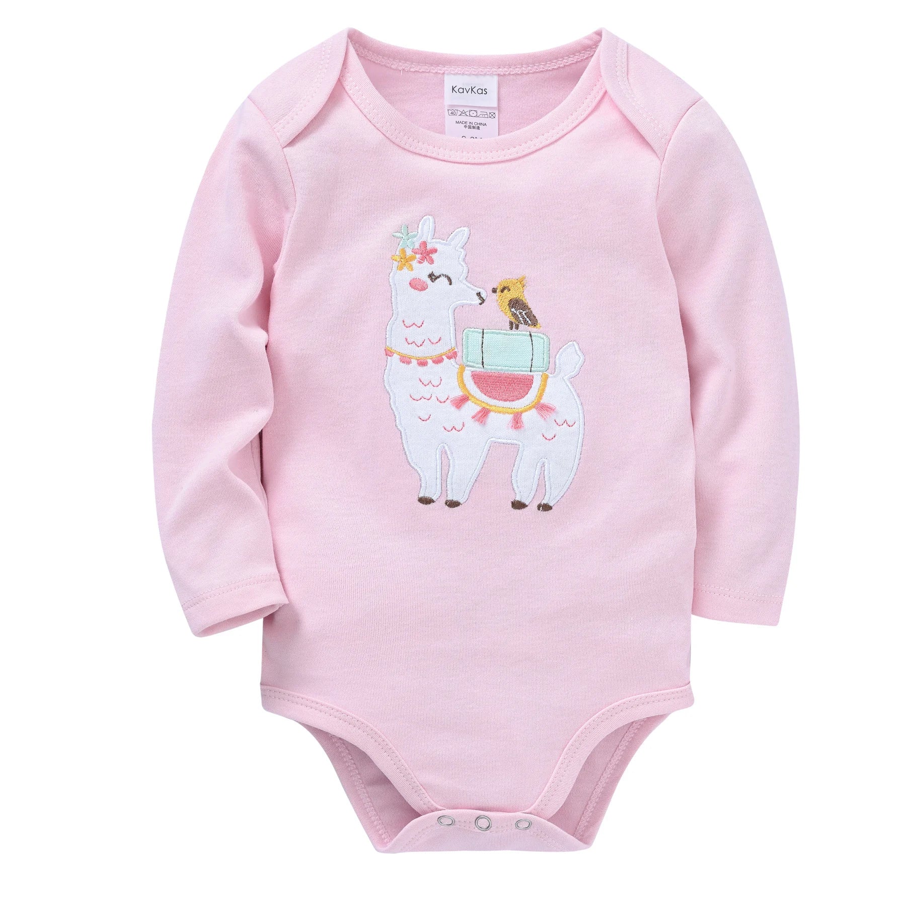 Kavkas Baby Mädchen Kleidung 100% Baumwolle Mädchen lRomper 0-12Months Neugeborenen Kostüm Cartoon Body Overall Für Bebe.