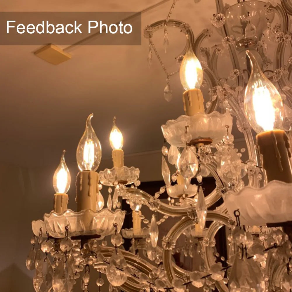 E14 E27 LED-Birne, 220 V, dimmbar, Vintage-LED-Glühlampen, T22, 1 W, Retro-Glühlampe, Dekoration, LED-Beleuchtung, Lampenfassung.