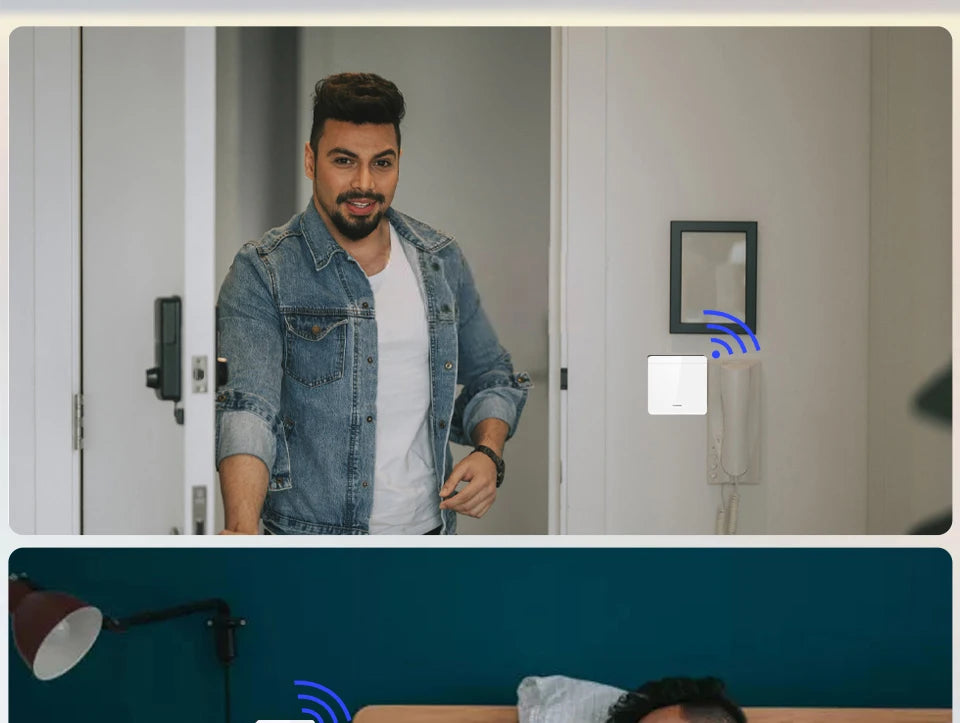 Drahtloser ON OFF-Schalter RF433-Modul Fernbedienung Lichtschalter 1/2/3 Gang Wandschalter für Glühbirne Kronleuchter 10A 110V 220V.