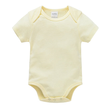 Hochwertige Baby Stram pler Jungen Kleidung Musselin leere Bodysuit Mädchen rosa einfarbige Overall einteilige Säuglings produkte 0-24m