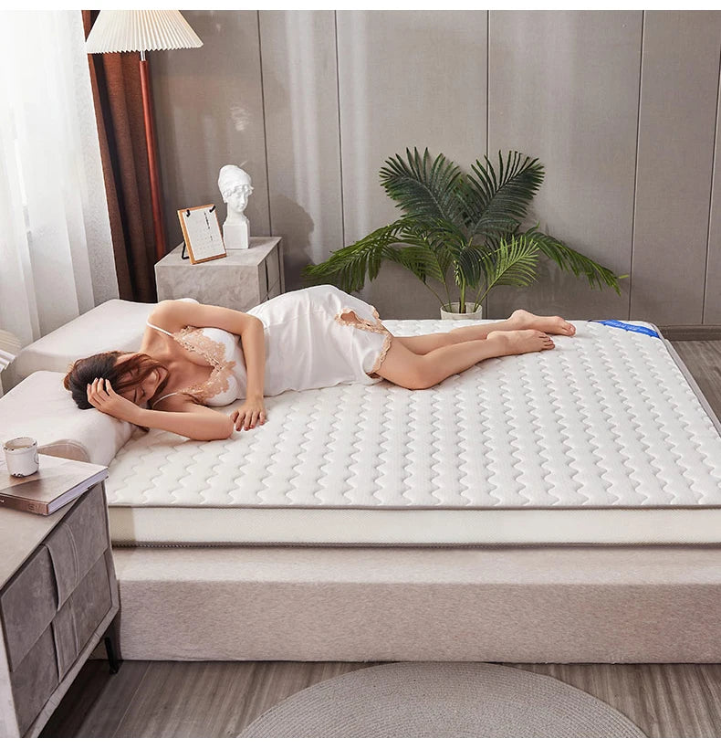 Thai natürliche Latex Memory schaum füllung Gemischt Matratze 10cm Tatami König Königin Volle Größe Halten warme winter Komfortable kissen