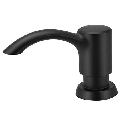 Samodra Nickel Soap dispenser Black Kitchen sink Counter Liquid Soap Dispenser Bottle kitchen accessories 360ml  Built in Pumps
