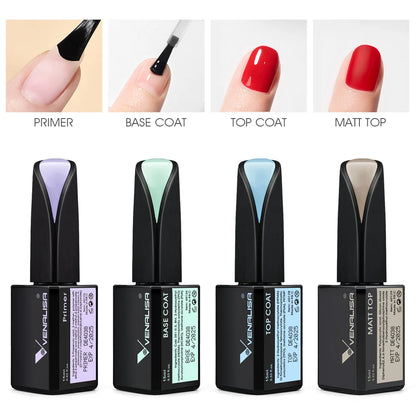 15ml VENALISA Gel Nail Polish Highly Pigmented Full Coverage Nail Gel Lacquer Semi Permanent Beauty Matt Top Coat Gel Varnish.