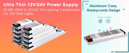 UL-gelistetes COB-LED-Streifenlicht, 320 480 LEDs/m, 16,4 Fuß, flexibles Klebeband mit hoher Dichte, 3000–6500 K, RA90, LED-Leuchten, DC12 V, 24 V.