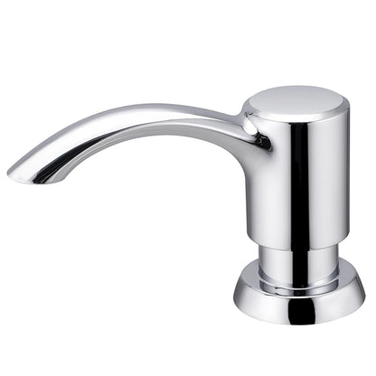 Samodra Nickel Soap dispenser Black Kitchen sink Counter Liquid Soap Dispenser Bottle kitchen accessories 360ml  Built in Pumps