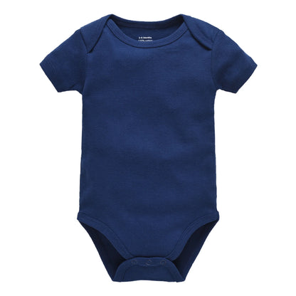Hochwertige Baby Stram pler Jungen Kleidung Musselin leere Bodysuit Mädchen rosa einfarbige Overall einteilige Säuglings produkte 0-24m