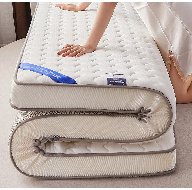 Thai natürliche Latex Memory schaum füllung Gemischt Matratze 10cm Tatami König Königin Volle Größe Halten warme winter Komfortable kissen