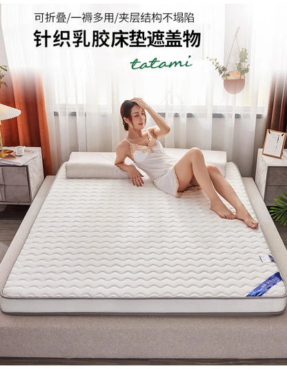 Thai natürliche Latex Memory schaum füllung Gemischt Matratze 10cm Tatami König Königin Volle Größe Halten warme winter Komfortable kissen