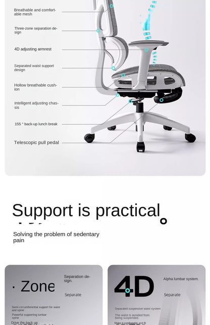 Uvr hochwertige Computers tuhl sitzender Komfort Gaming Stuhl nach Hause ergonomische Rückenlehne Stuhl verstellbarer Chef Stuhl Bürostuhl