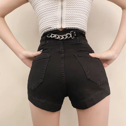 Denim Shorts Women Summer Short Femme High Waist Jeans Sexy Shorts Verano 2022 Mujer Kurze Hosen Frauen.