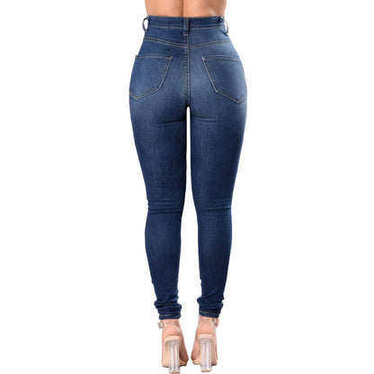 Women'S Ripped Jeans Pants.