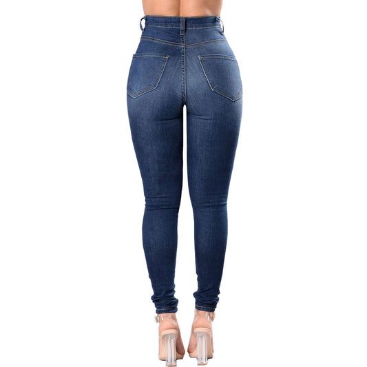 Women'S Ripped Jeans Pants.