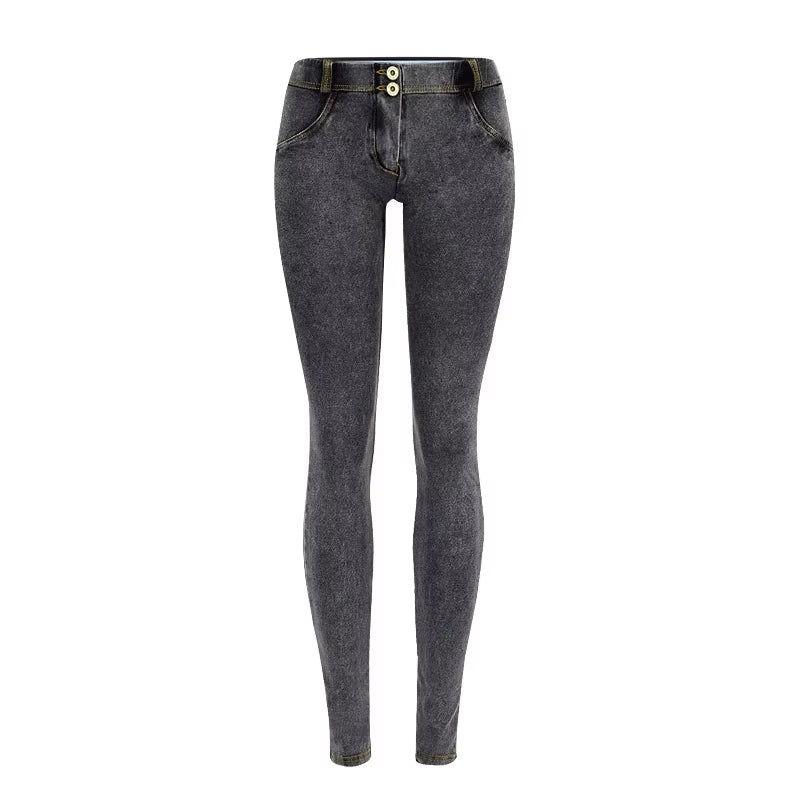 Stretch Jeans Low Waist Women Tight Skinny Denim Pants Buttock Push up Leggings Female Pull on Pencil Trousers Bodycon Jeggings.