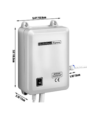 SucceBuy Water Bottle Dispenser Pump System Filter Softener Single/Double Pipe Reverse Osmosis Equipment for Ice Maker.