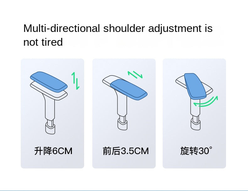 Uvr inländische bequeme sitzende atmungsaktive Mesh Stuhl ergonomisches Design Liegestuhl Büro verstellbare Lordos stütze Stuhl