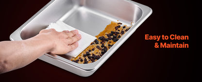 SucceBuy 8 Qt 4 Pack Chafing Dish Buffet Set Stainless Steel Chafer with 2 Full Size and 4 Half Size Pans Catering Warmer Server.