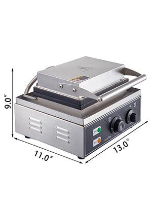 SucceBuy 6 Hole Electric Sweet Donut Maker Stainless Steel Non Stick Commercial Donut Waffle Cookies Gaufriers Kitchen Appliance.