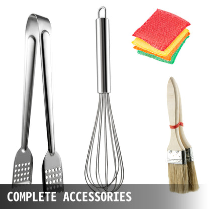 SucceBuy 6 Hole Electric Sweet Donut Maker Stainless Steel Non Stick Commercial Donut Waffle Cookies Gaufriers Kitchen Appliance.