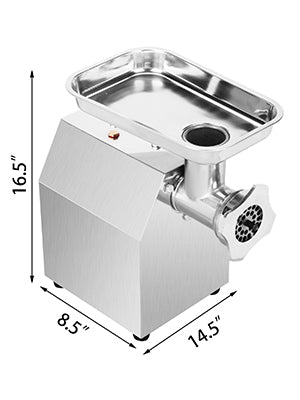 SucceBuy 122 Kg/H 250 KG/H Electric Meat Mincer Chopper Heavy Duty Food Processors Kitchen Appliances Commercial Grinder Machine.