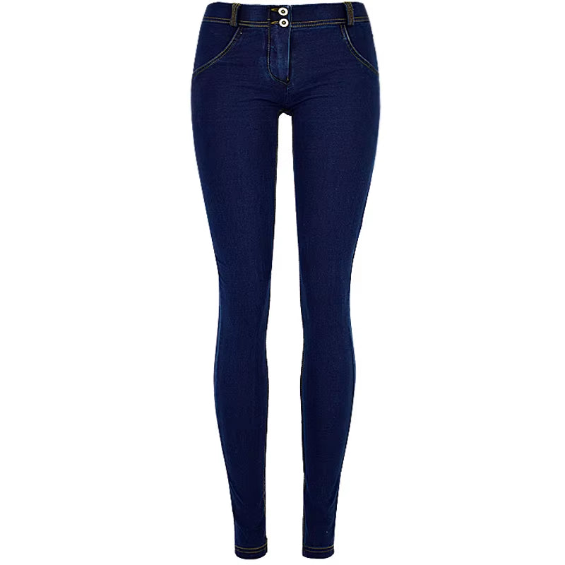 Stretch Jeans Low Waist Women Tight Skinny Denim Pants Buttock Push up Leggings Female Pull on Pencil Trousers Bodycon Jeggings.