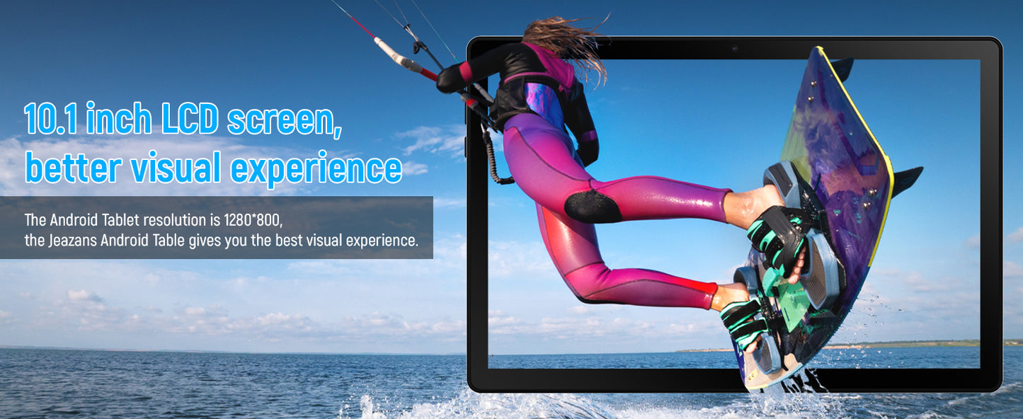 URAO A10L 10 Inch Tablet Android 14 12GB RAM 64GB ROM Octa-Core 5G WiFi with Keyboard Mouse Touch Pen Headset Case Tablet Kit.