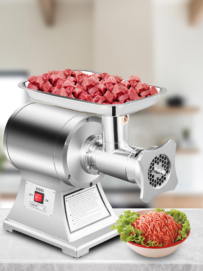 SucceBuy 122 Kg/H 250 KG/H Electric Meat Mincer Chopper Heavy Duty Food Processors Kitchen Appliances Commercial Grinder Machine.