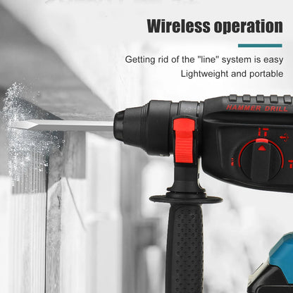 Drillpro Elektrowerkzeug-Set, 800 N.M, elektrischer Schraubenschlüssel, Bohrhammer, 13 mm Bohrmaschine, 125 mm Winkelschleifer für Mak 18 V