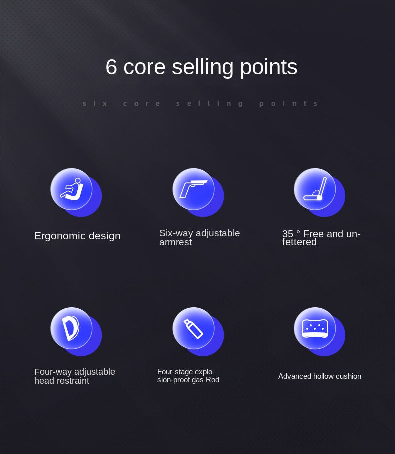 UVR Mesh Personal Bürostuhl, bequemer, ergonomischer Design-Sessel, Möbellift, verstellbarer Liegestuhl, Gaming-Computerstuhl